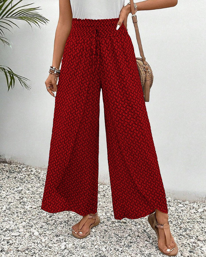 Ashcroft | Wide-Leg Trousers in Geometric Print