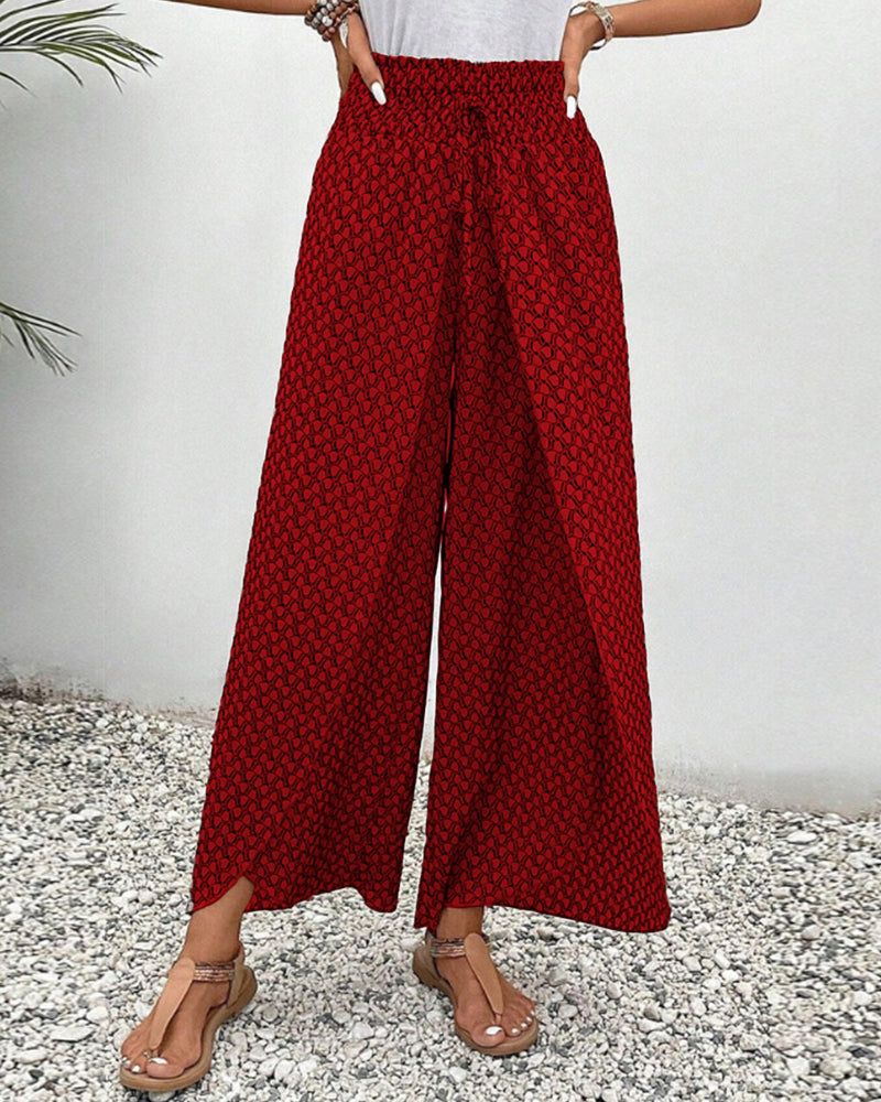 Ashcroft | Wide-Leg Trousers in Geometric Print