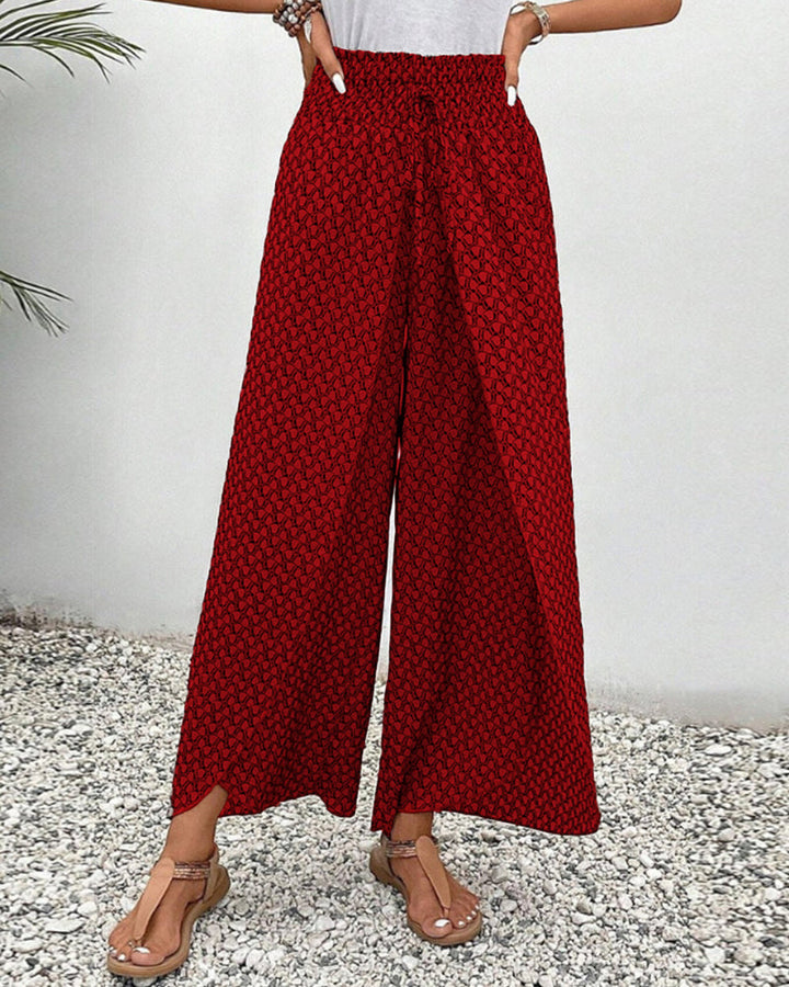 Ashcroft | Wide-Leg Trousers in Geometric Print