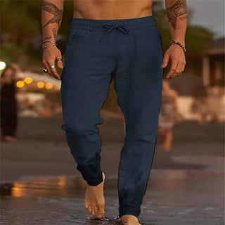 Ashcroft | Men's Relaxed Cotton Beach Trousers