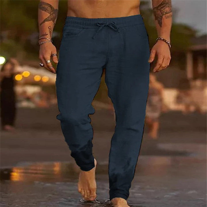 Ashcroft | Men's Relaxed Cotton Beach Trousers