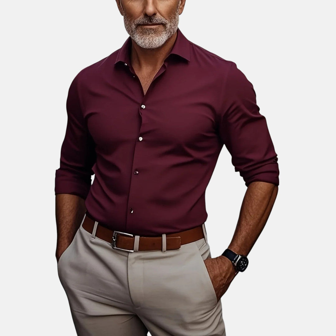 Ashcroft | Men's Slim Fit Non-Iron Business Shirt