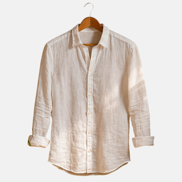 Ashcroft | Linen-Cotton Blend Capri Shirt