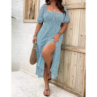 Ashcroft Comfy Elegant Summer Slit Dress