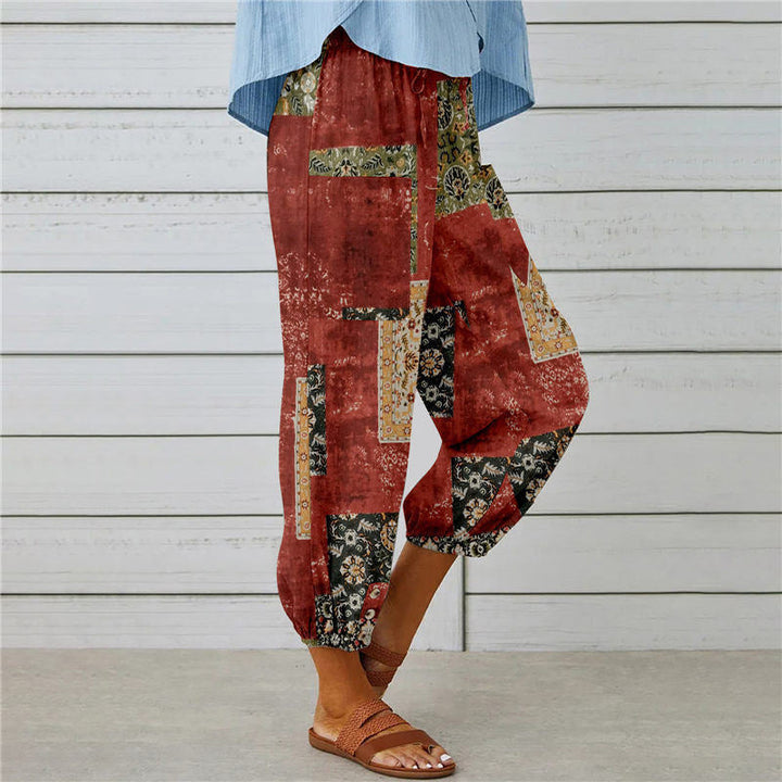 Vintage Print Trousers