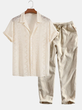 Cazel | Short-Sleeve Two-Piece Set