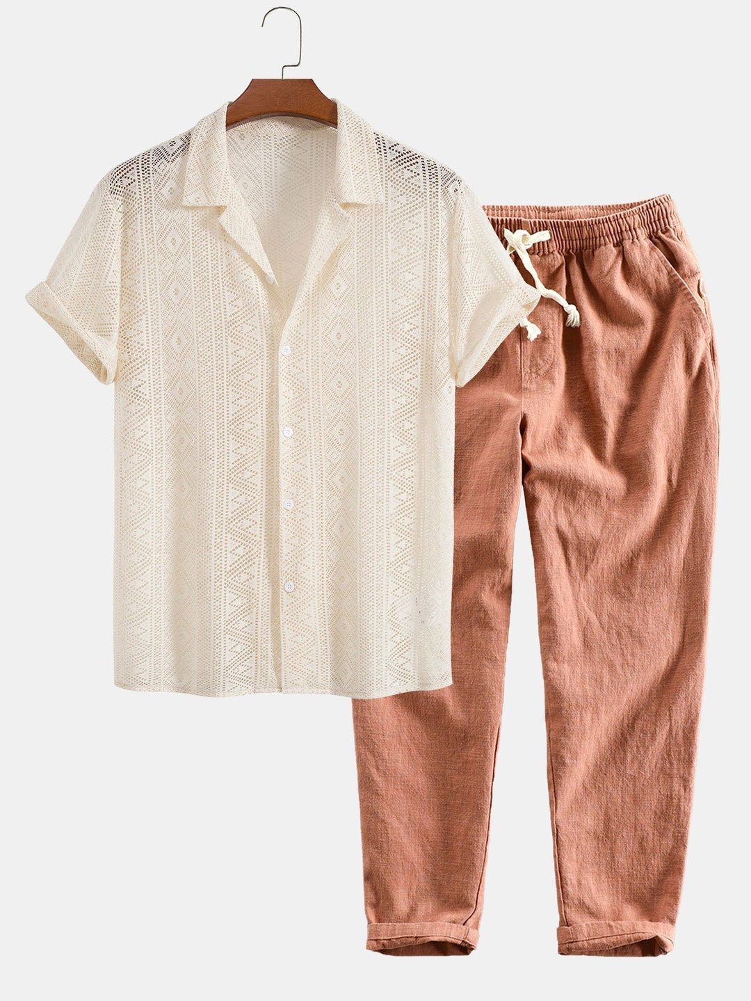 Cazel | Short-Sleeve Two-Piece Set