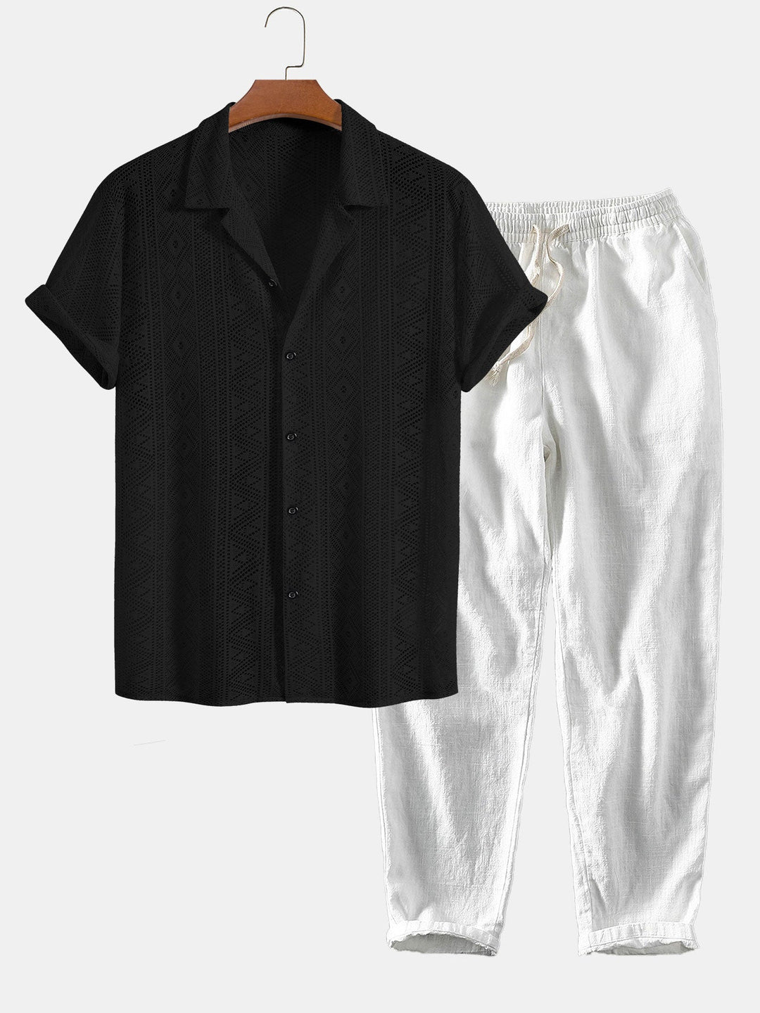 Cazel | Short-Sleeve Two-Piece Set