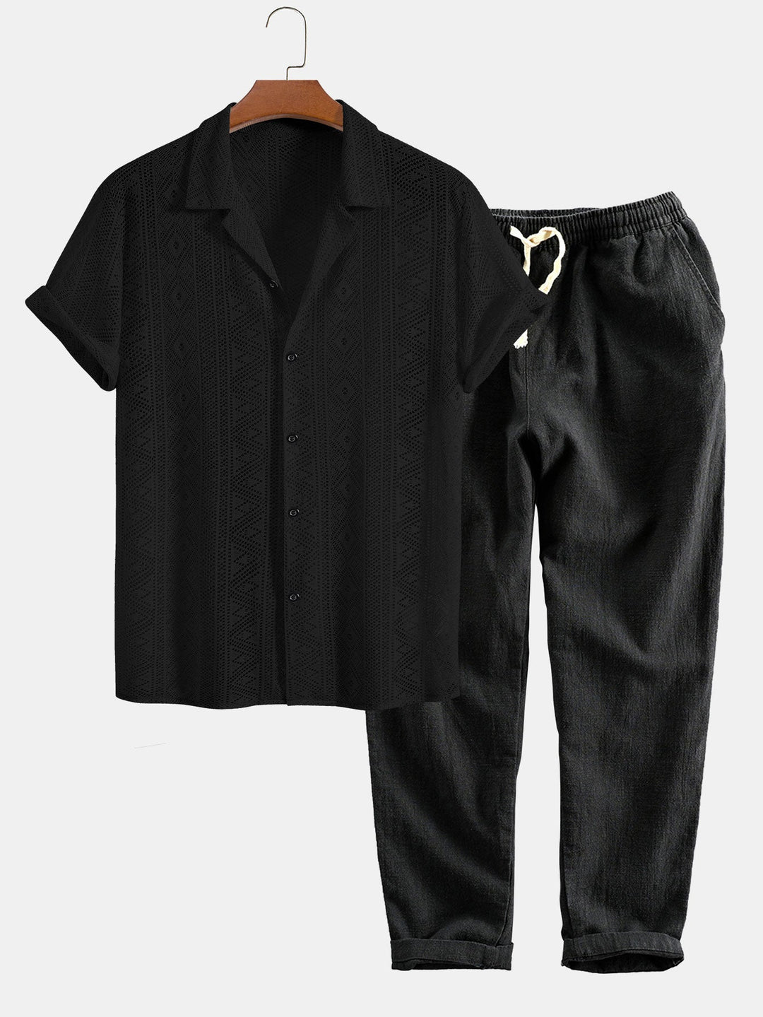 Cazel | Short-Sleeve Two-Piece Set