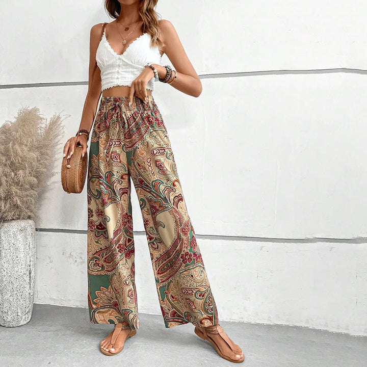 Ethnic Print Trousers