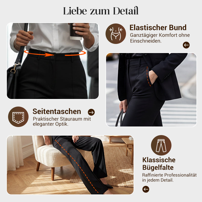 Ashcroft | High-Waisted Suit Trousers