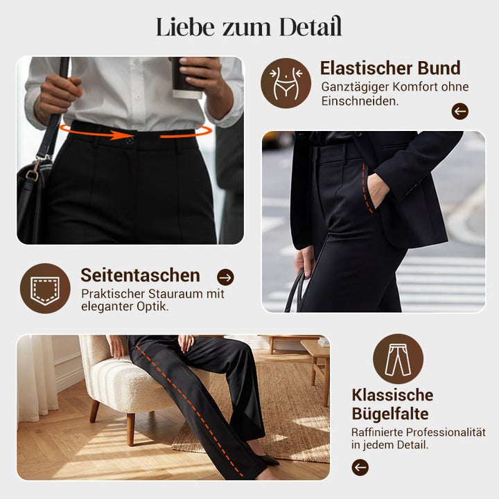 Ashcroft | High-Waisted Suit Trousers