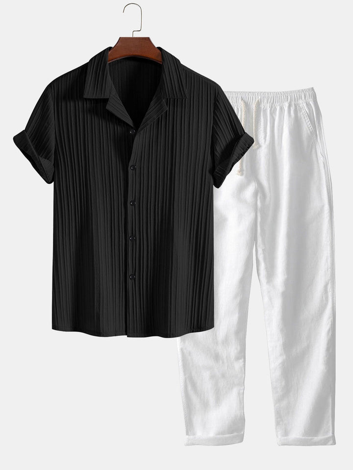 Cazel | Casual Short-Sleeve Two-Piece Set