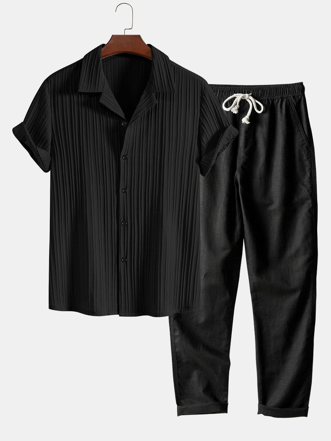 Cazel | Casual Short-Sleeve Two-Piece Set