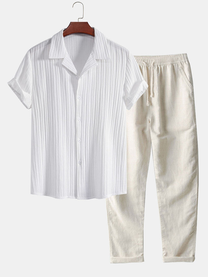 Cazel | Casual Short-Sleeve Two-Piece Set