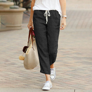 Straight-Leg Casual Trousers