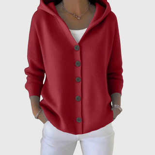 Selina | Hooded Button-Front Cardigan