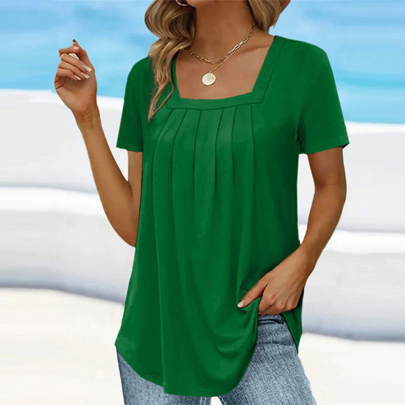 Ashcroft | Flowing Square Neck Blouse