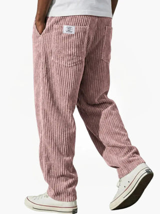 Ashcroft | Men's Corduroy Trousers with Elasticated Waist