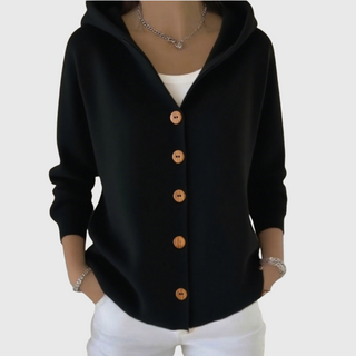 Selina | Hooded Button-Front Cardigan