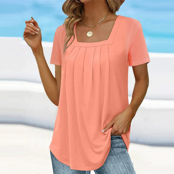 Ashcroft | Flowing Square Neck Blouse