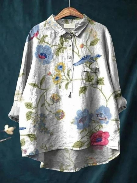 Ashcroft | Floral French Vintage Blouse