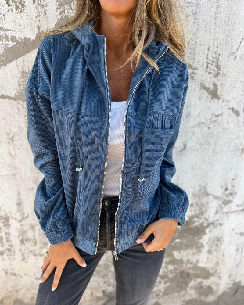 Ashcroft | Hooded Corduroy Jacket