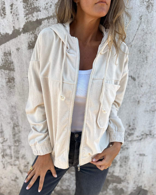 Ashcroft | Hooded Corduroy Jacket
