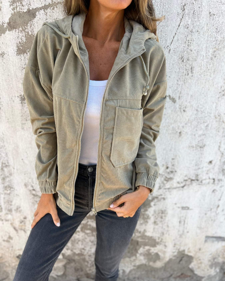 Ashcroft | Hooded Corduroy Jacket