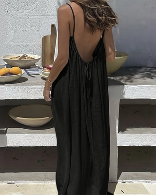 Ashcroft | Solid Colour Backless Cami Dress