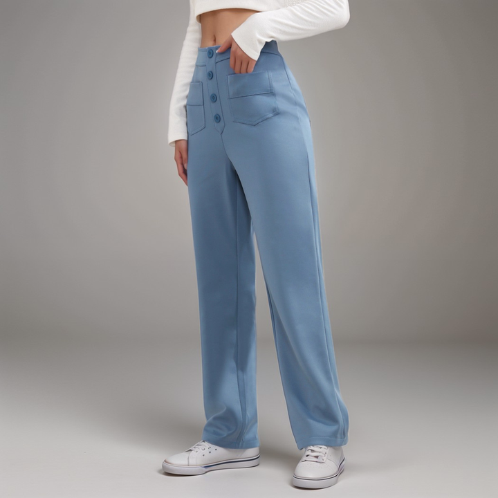 Ashcroft | High-Waisted Stretch Trousers