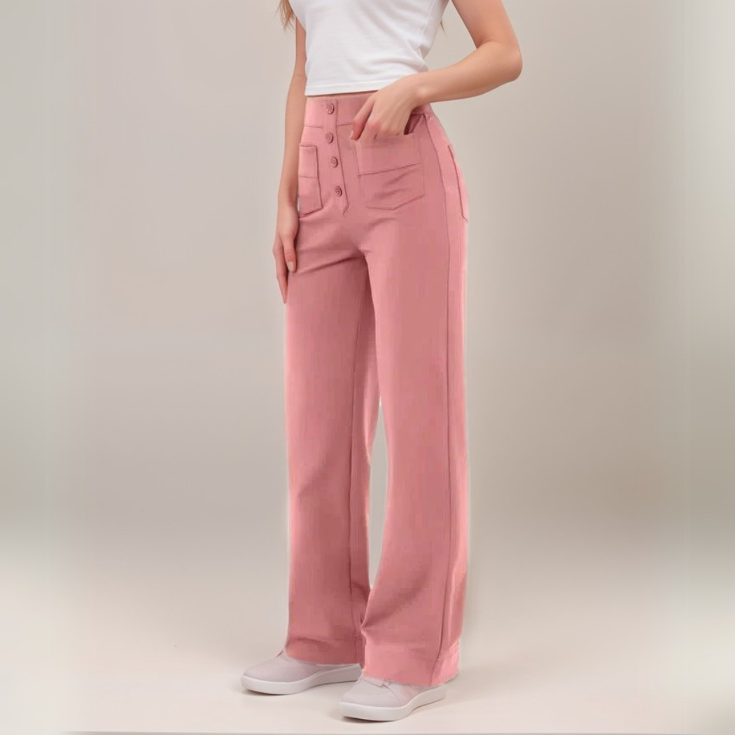 Ashcroft | High-Waisted Stretch Trousers