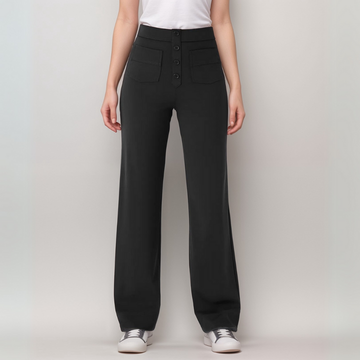 Ashcroft | High-Waisted Stretch Trousers