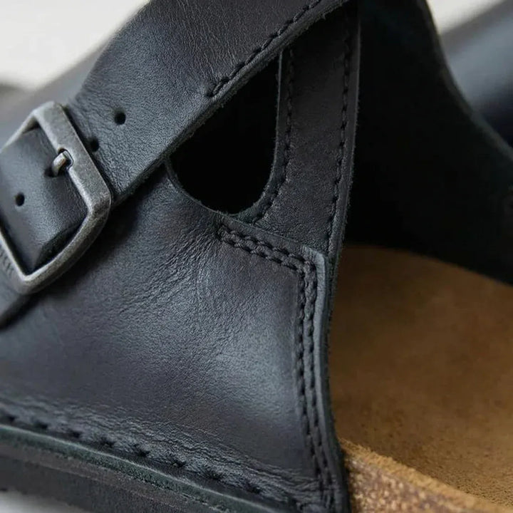 DONACCI Orthopedic Leather Clogs