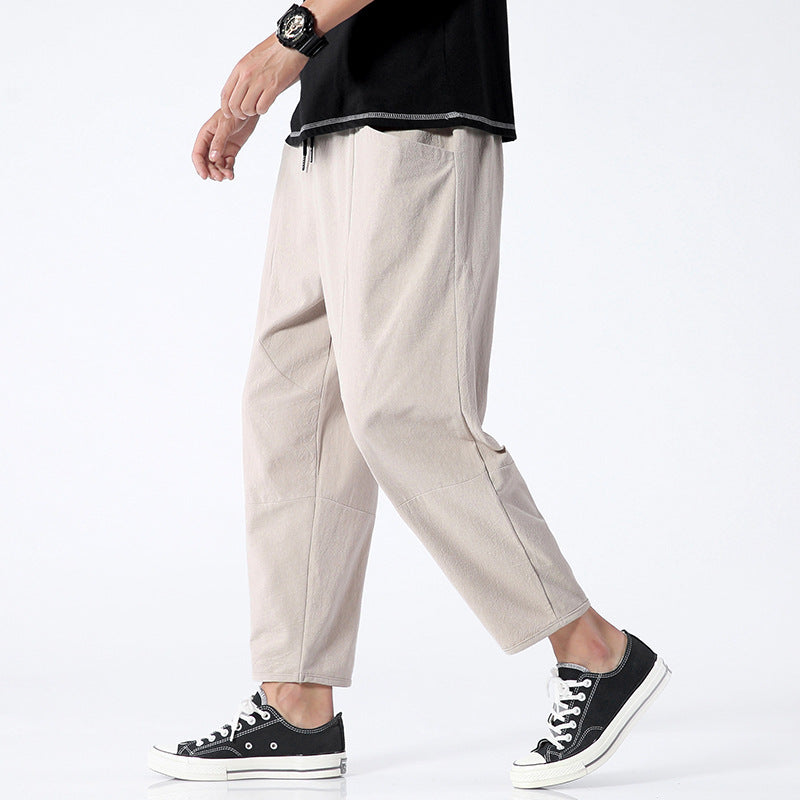 Ashcroft | Men's Harem-Style Casual Trousers – Loose, Modern & Comfortable