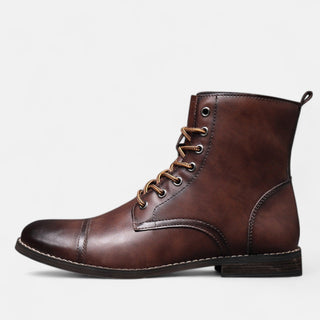 Ashcroft | Martino Elegant Men's Faux Leather Boots