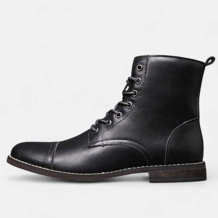 Ashcroft | Martino Elegant Men's Faux Leather Boots