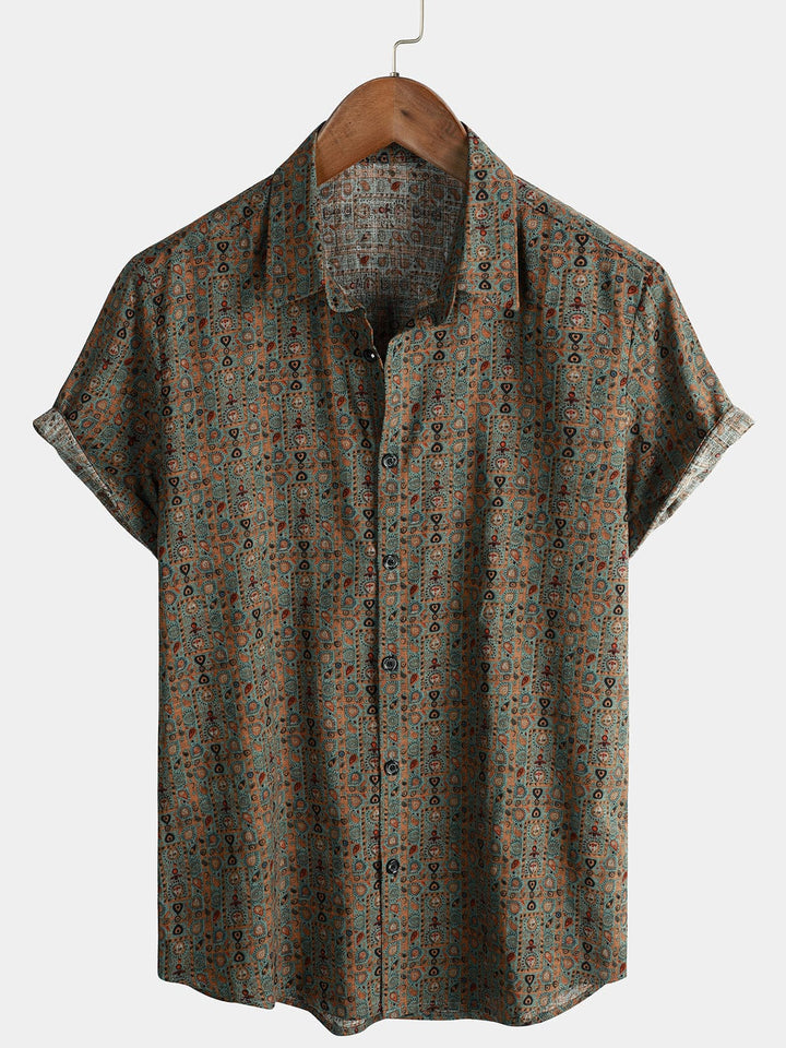 DONACCI Vintage Print Shirt