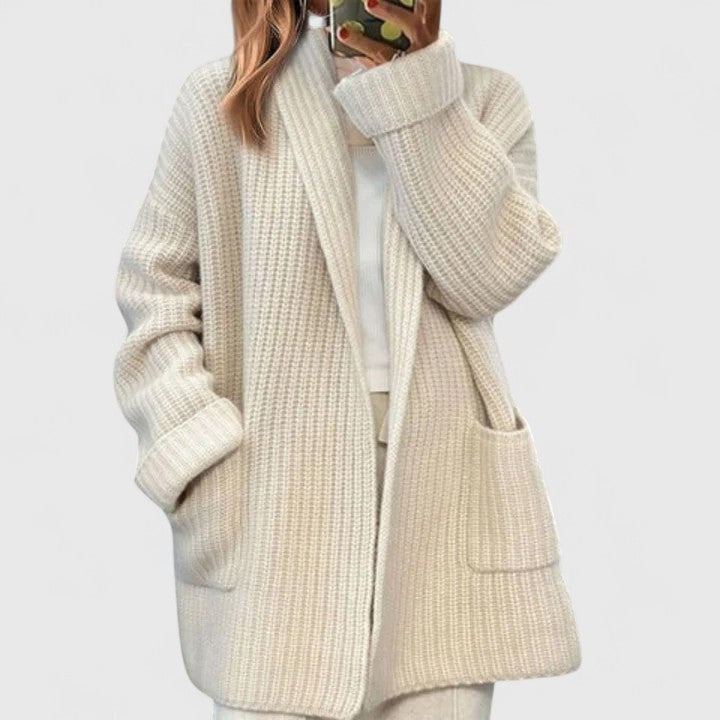Phoebe | Relaxed Open-Front Cardigan