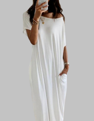 Ashcroft Loose Fit Round Neck Sleep Nightdress – view 4