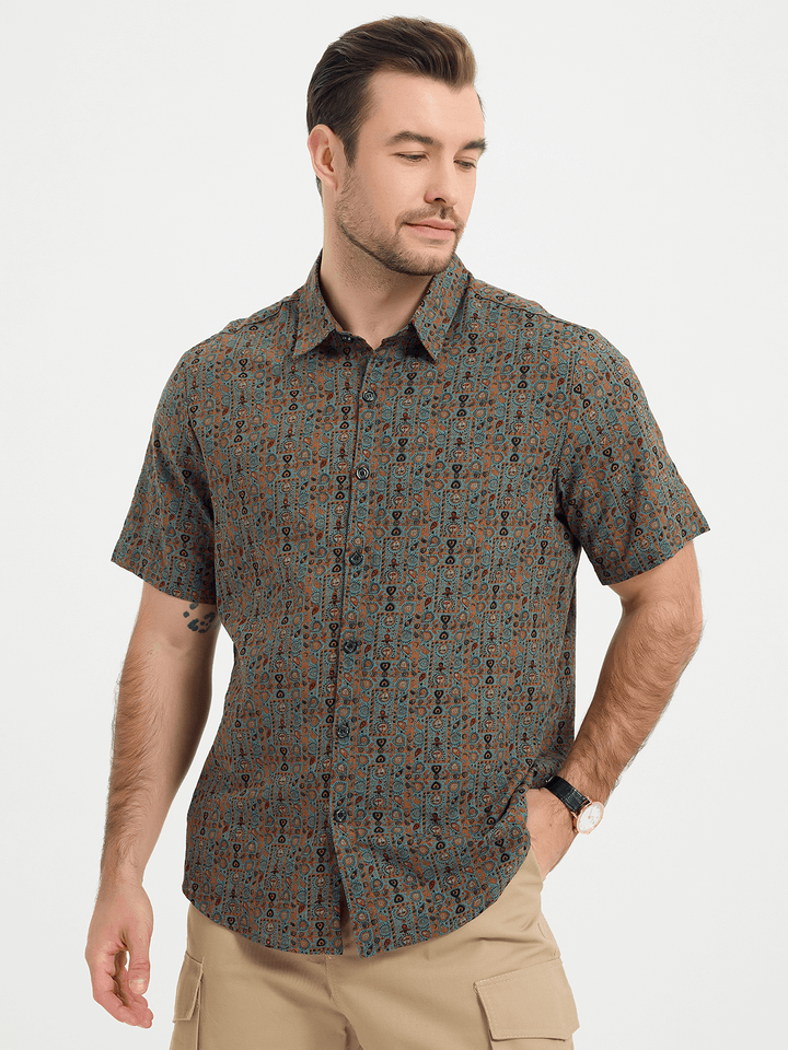 DONACCI Vintage Print Shirt