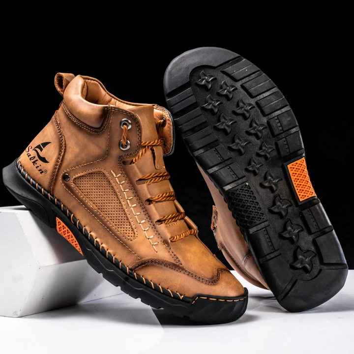 Ashcroft | St. Moritz Leather High-Top Shoes