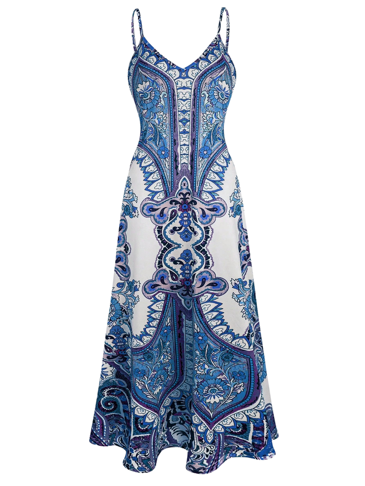 Ashcroft Boho Floral Print Sleeveless Dress – view 2