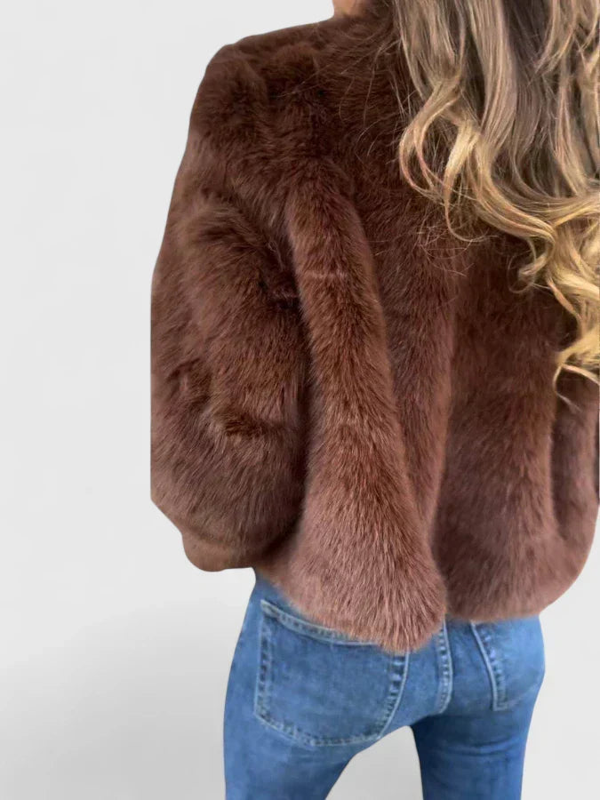 Rebecca | Plush Cropped Jacket