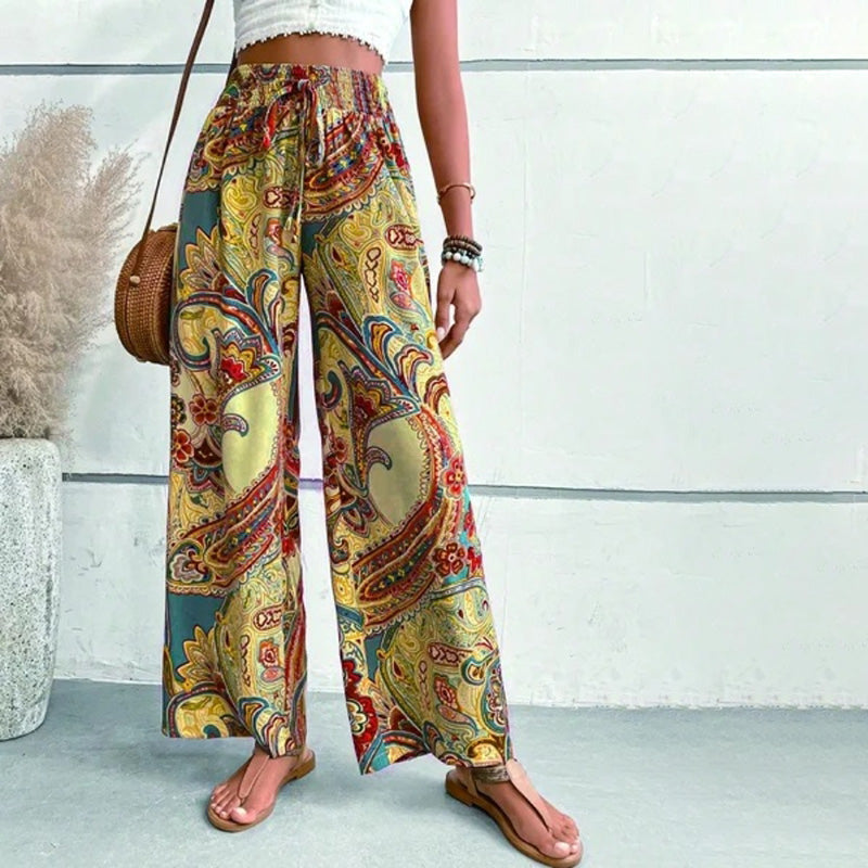 Ethnic Print Trousers