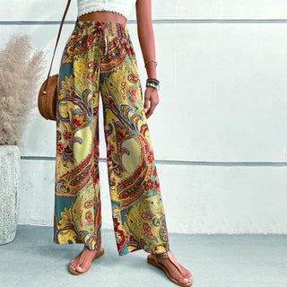 Ethnic Print Trousers