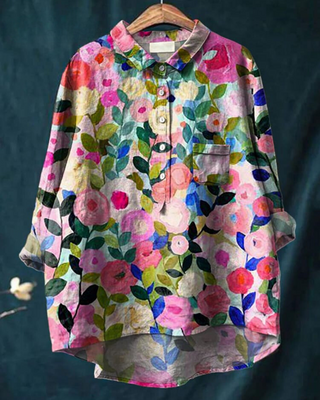 Ashcroft | Floral French Vintage Blouse
