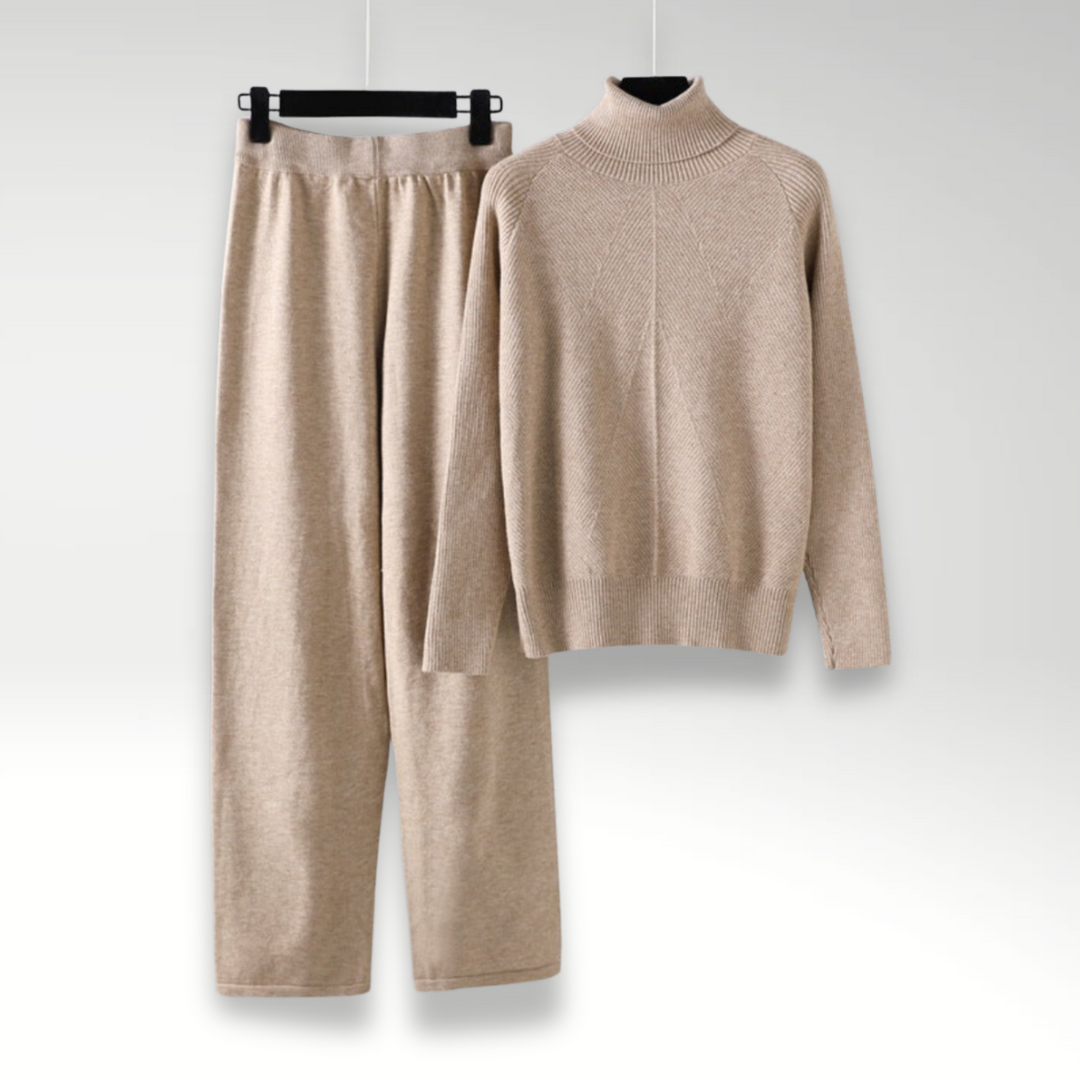 Cazel | Cable Knit Lounge Two-Piece Set