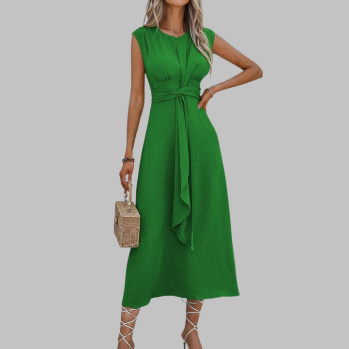 Ashcroft Elegant Sleeveless Round Neck Maxi Dress – view 7