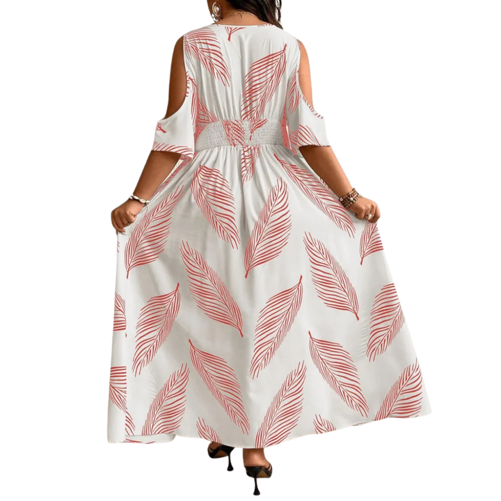 Ashcroft Boho Print Cold Shoulder Dress – view 5
